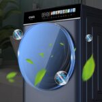 CHiQ Waschmaschine 8 kg Frontlader, A-15% Energieeffizienz, 1400 U/min, LED-Touchscreen, Dampfwäsche – Bild 11
