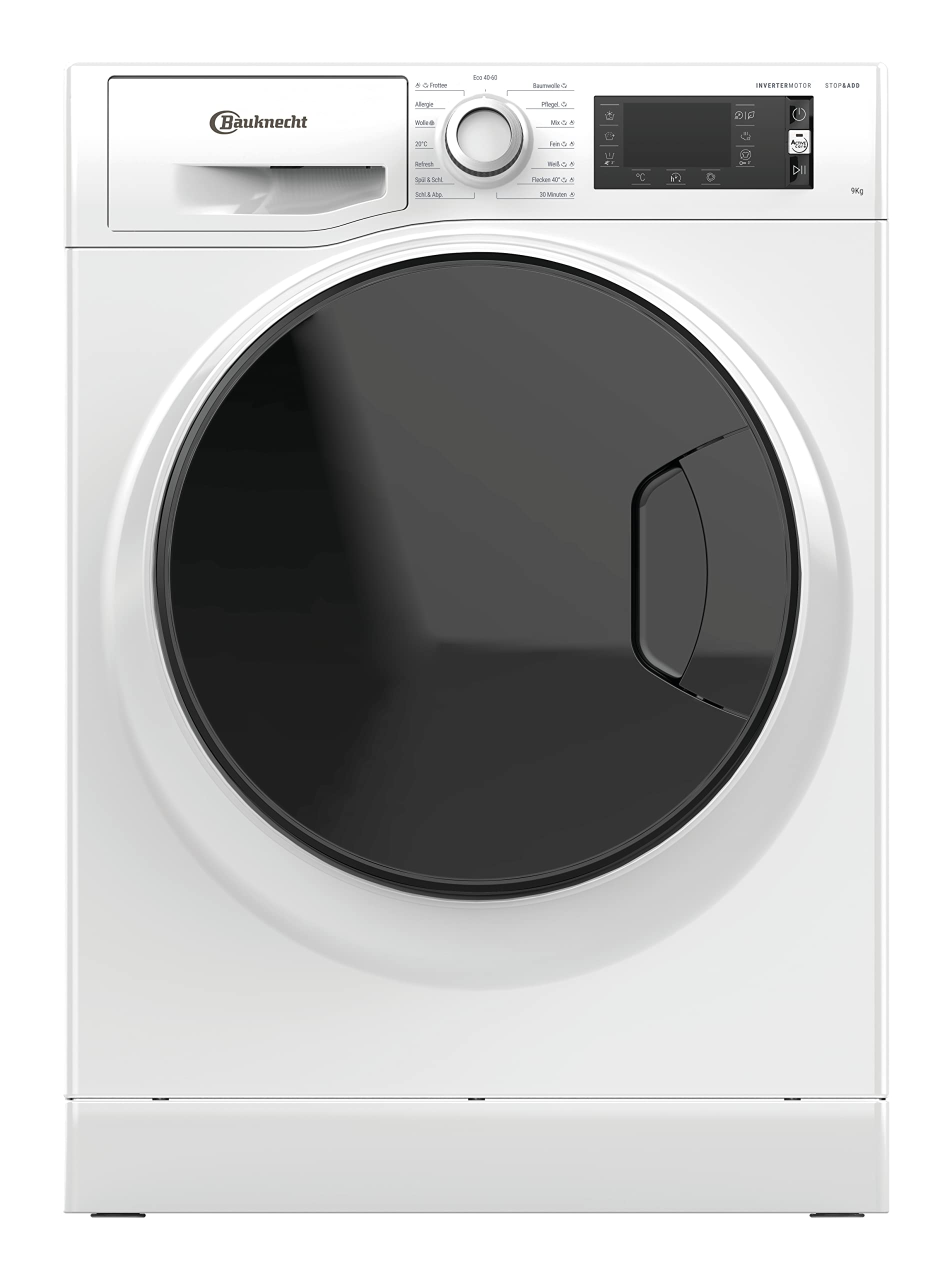 61T-s_EXSEL Bauknecht WM Elite 9AA Waschmaschine 9kg 1400 U/min A-20% Steam Hygiene Antivirus – Bild 1