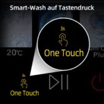 CHiQ Waschmaschine 8 kg Frontlader, A-15% Energieeffizienz, 1400 U/min, LED-Touchscreen, Dampfwäsche – Bild 9