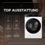 Haier Waschmaschine 14 kg A-30% Frontlader Smart AI App-Steuerung selbstreinigend – Bild 3