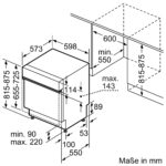 Bosch SMI6ZCS16E teilintegrierter Geschirrspüler mit Zeolith-Trocknung und MaxFlex-System – Bild 7