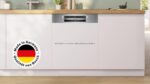 Bosch SMI4ECS32E Teilintegrierter Geschirrspüler 60 cm, 14 Maßgedecke, EfficientDry – Bild 2