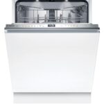 Bosch SMV6ZCX16E Vollintegrierter Geschirrspüler 60 cm, 14 Maßgedecke, Zeolith, Home Connect