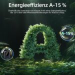 CHiQ Waschmaschine 8 kg Frontlader, A-15% Energieeffizienz, 1400 U/min, LED-Touchscreen, Dampfwäsche – Bild 4