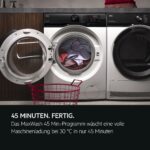 AEG Waschmaschine 9 kg KI WashAssist ProSteam Dampfprogramm Inverter Motor LR6AMZ49FL – Bild 3